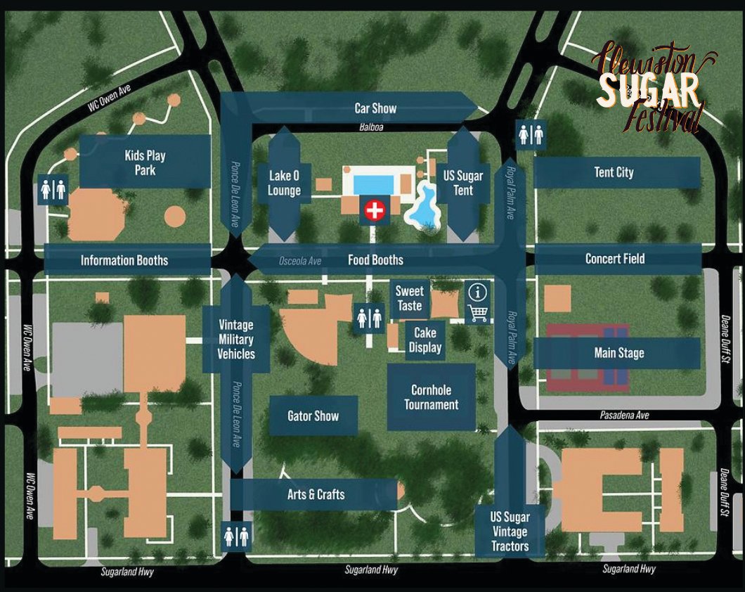Sugar Festival Map